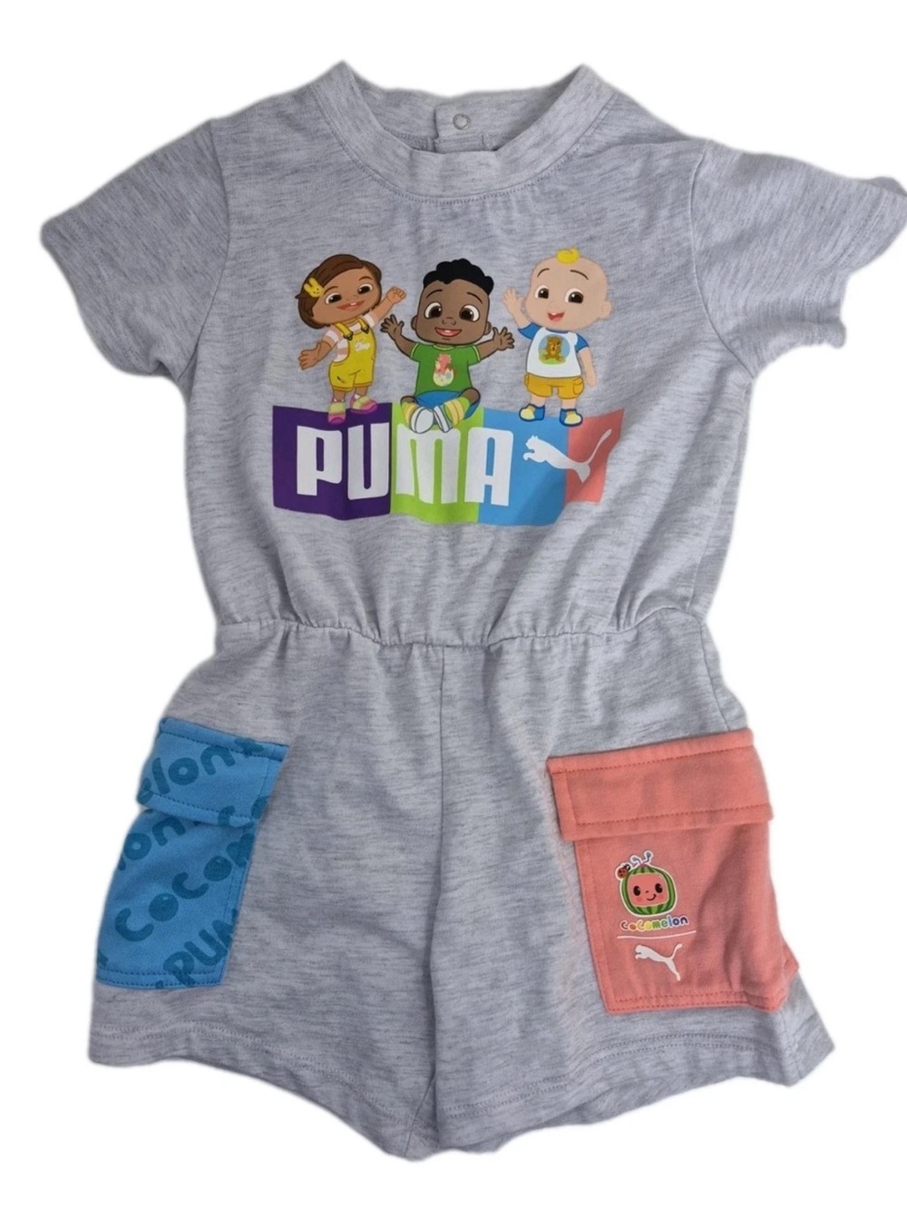 Cocomelon Graphic Print Romper Toddler Girls Size 9M